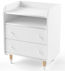 Комод з пеленальним столиком IndigoWood Bubble II white